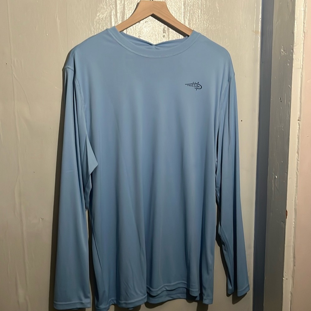 Reel Life powder blue NWT shirt